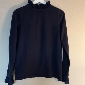 Ann Taylor Factory navy long sleeves top, size M